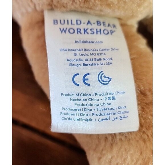 Build A Bear Workshop BABW 15" Brown Dog Chocolate Chunk pup 2017 Plush - Picture 8 of 12